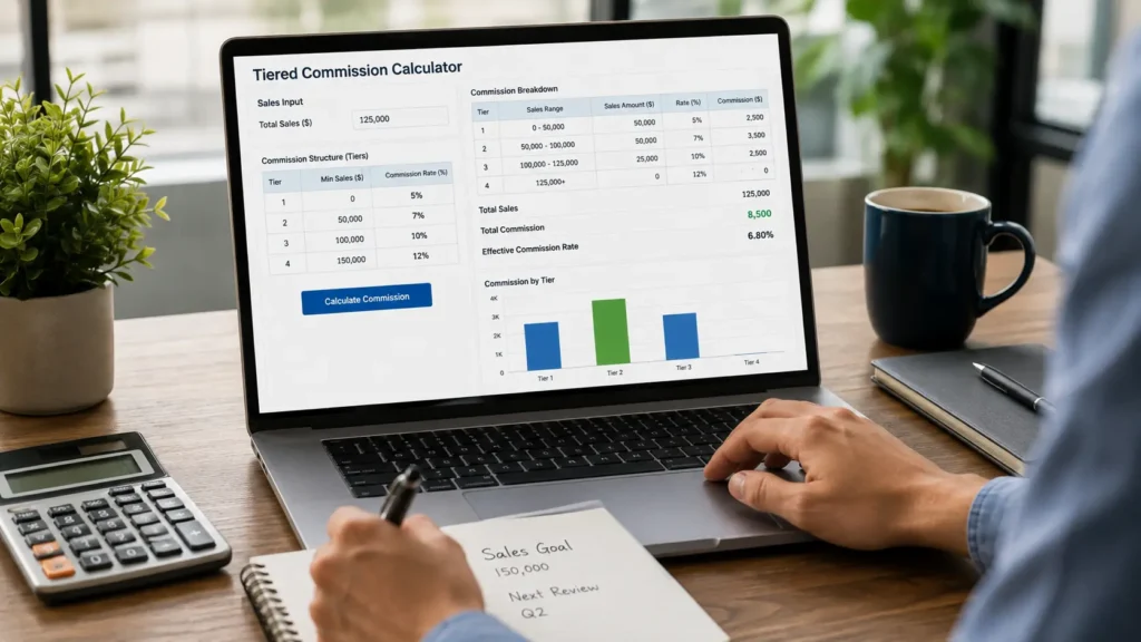 Tiered Commission Calculator