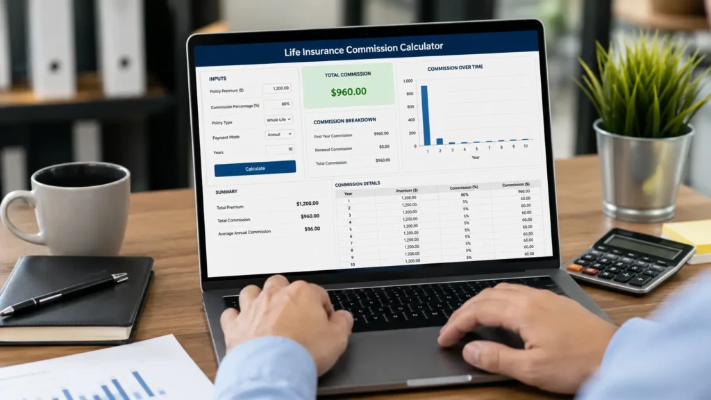 Life Insurance Commission Calculator