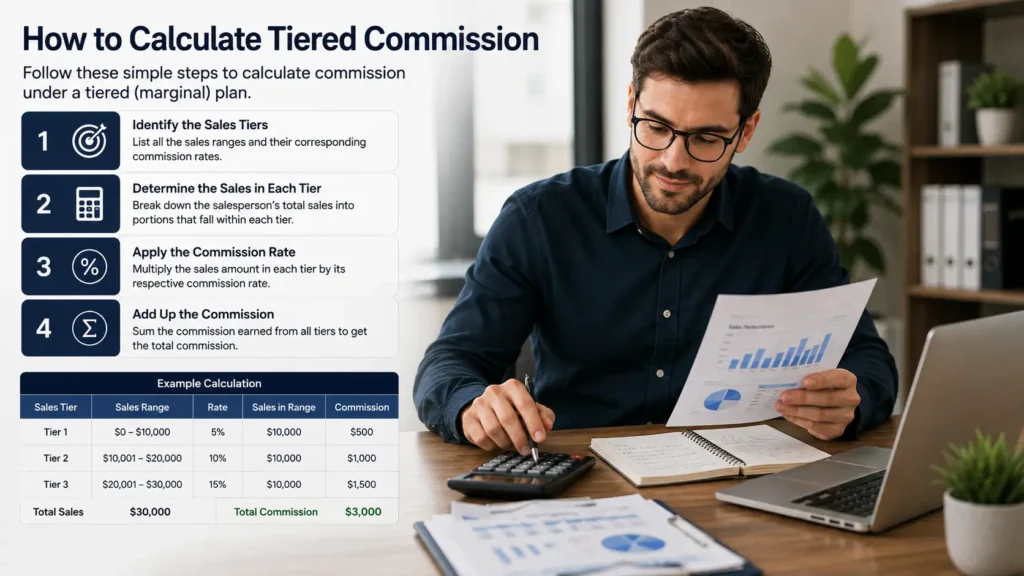 How to Calculate Tiered Commission