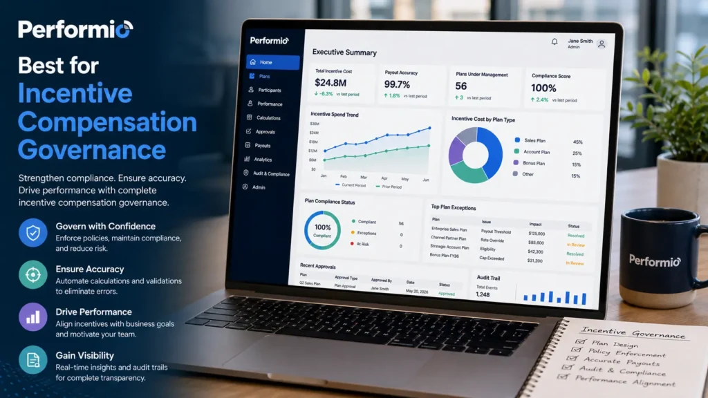 Performio  Best for Incentive Compensation Governance
