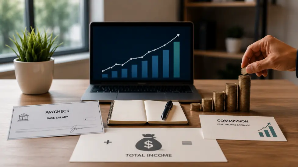 salary plus commission jobs