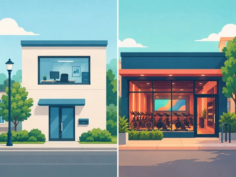 Corporate Office vs. Local Studio